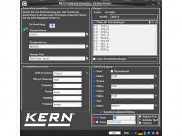 Program - software Kern SCD...